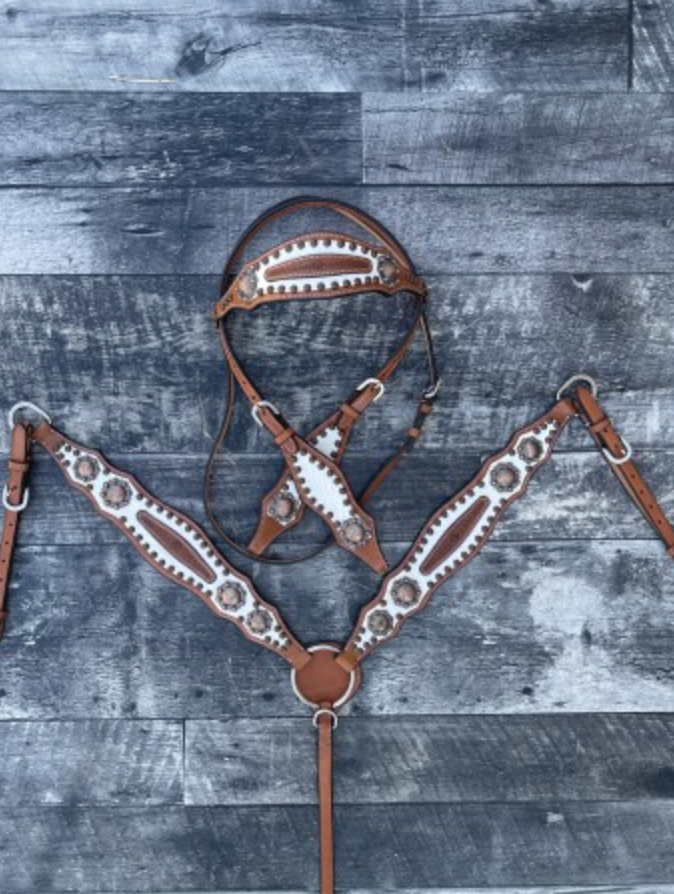 Doc Holiday Headstall and Breast Collar Set