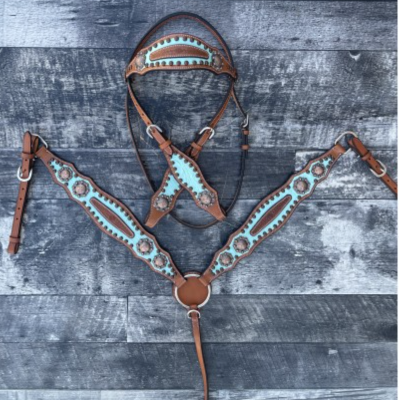 Annie Oakley Headstall and Breast Collar Set