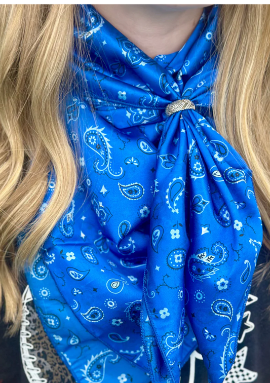 Bandana Babe Blue Wild Rag