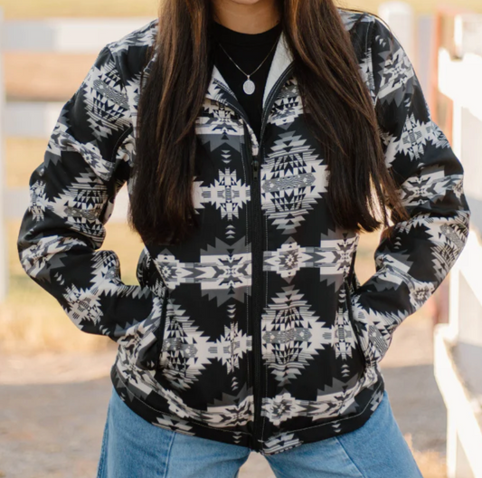 Aztec city Jacket by Sterling Kreek Soft shell JAcket With Fleece inside