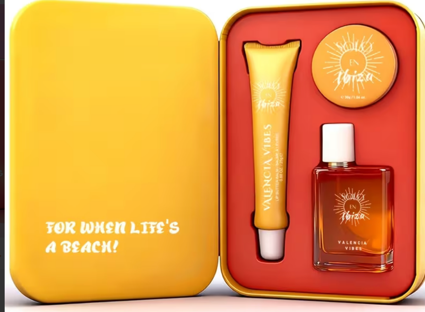3 Piece Solo En Ibiza Travel Set in a cute box!!