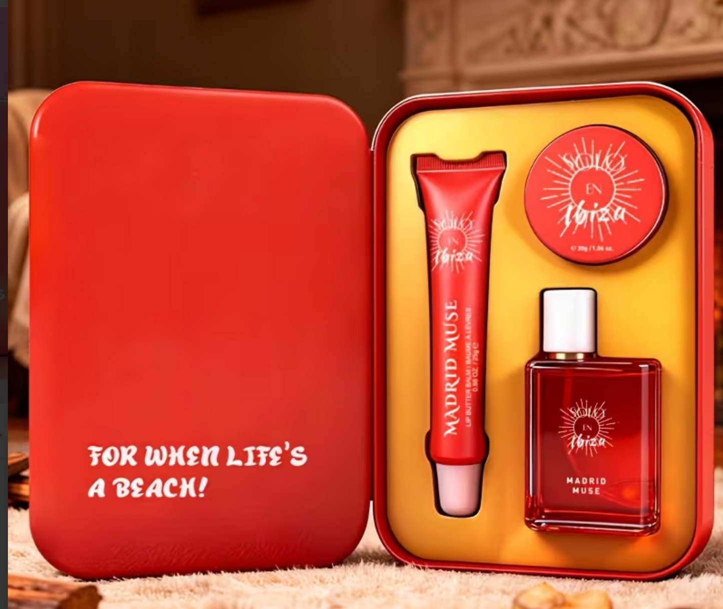 3 Piece Solo En Ibiza Travel Set in a cute box!!