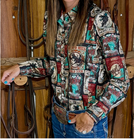 Sterling Kreek Vintage Rodeo Button up