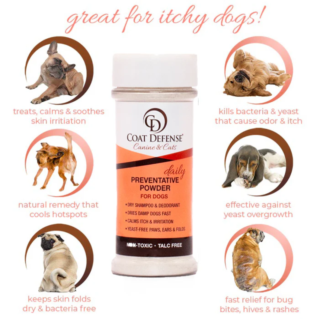 Coat Defense Daily Preventative Powder- Caine & Cat