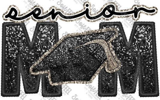 Senior Mom - Women's / School and Teacher - Direct To Film Transfer / DTF - Heat Press Clothing Transfer