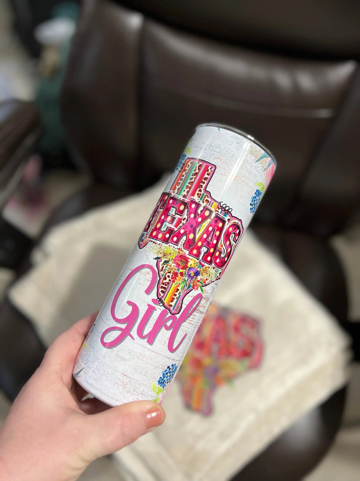 Texas Girl Double Insulated Tumbler and Throw Blanket - Bundle Sale