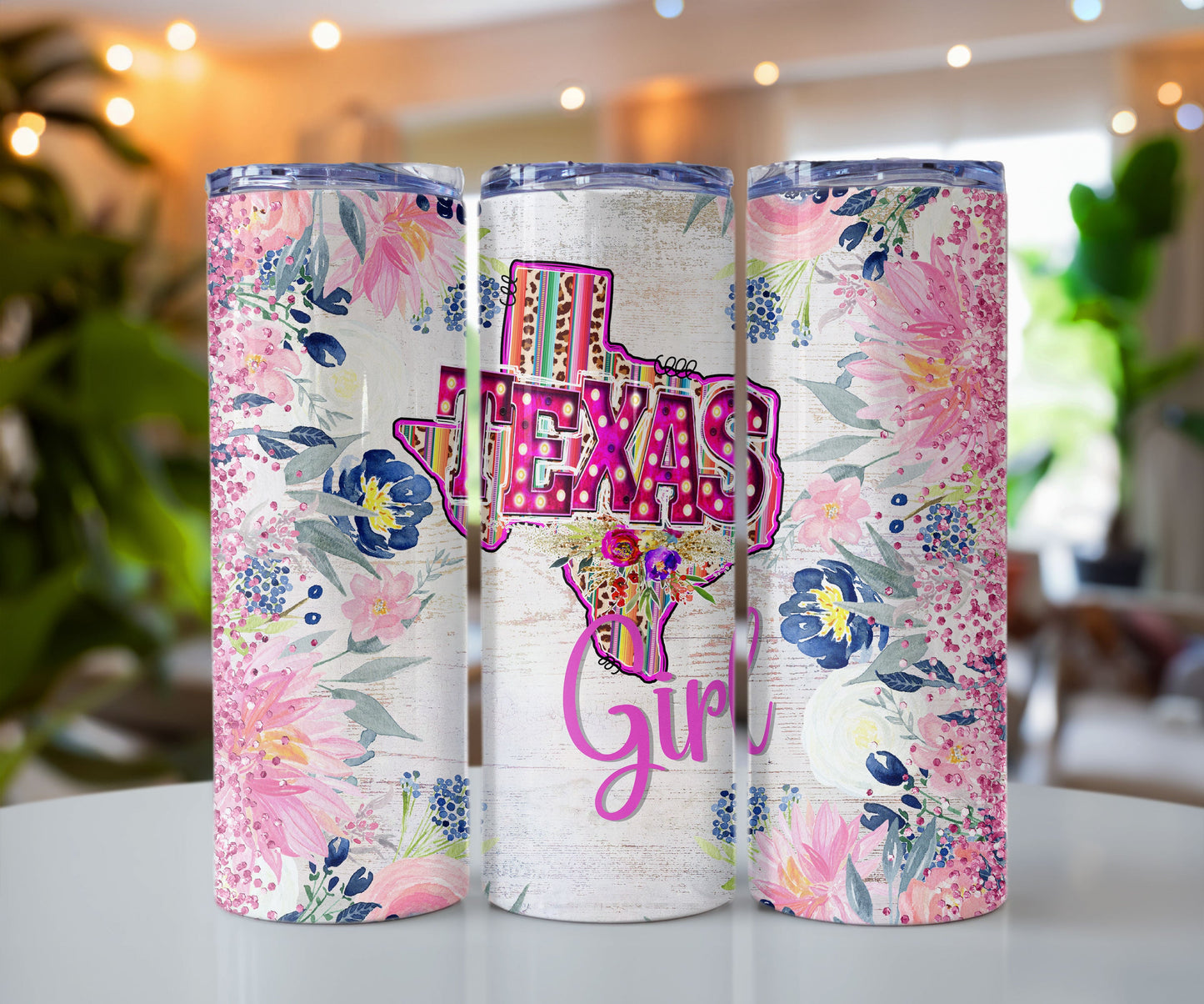 Texas Girl Double Insulated Tumbler and Throw Blanket - Bundle Sale