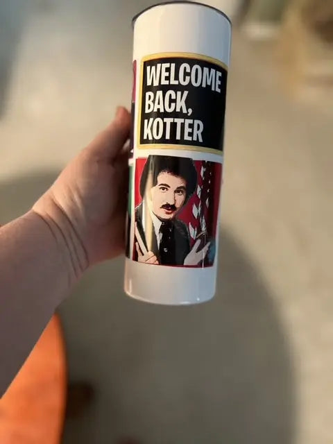 Welcome Back Kotter TV 1970 Vintage 20 oz Custom Tumbler