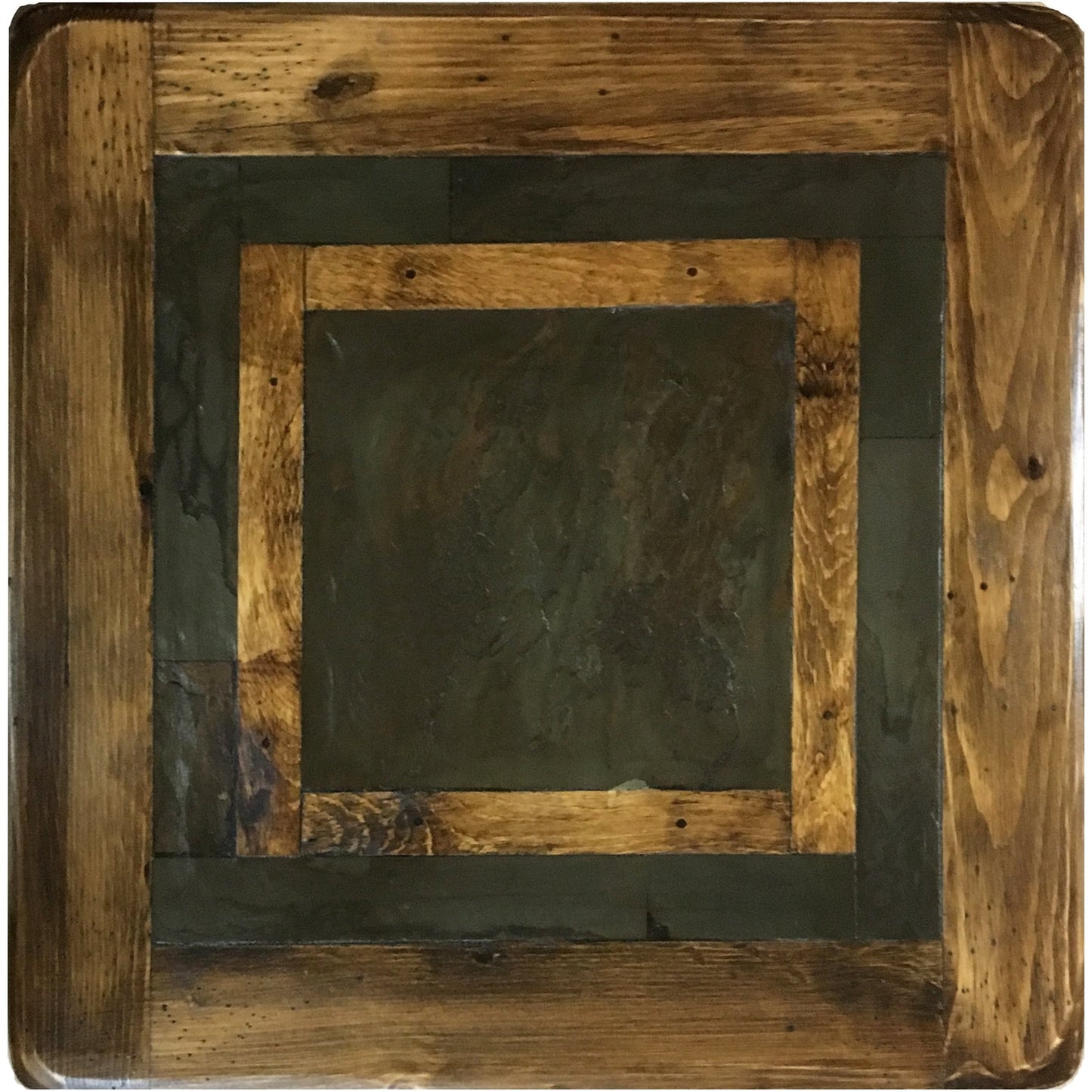 Yugo End Table with Slate