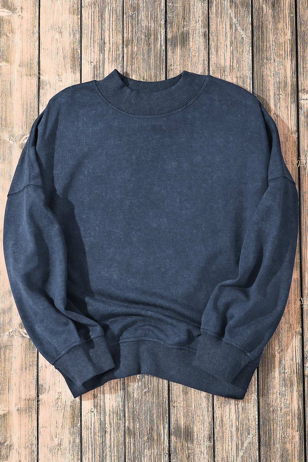 Mineral Wash Drop Shoulder Crewneck Sweatshirt