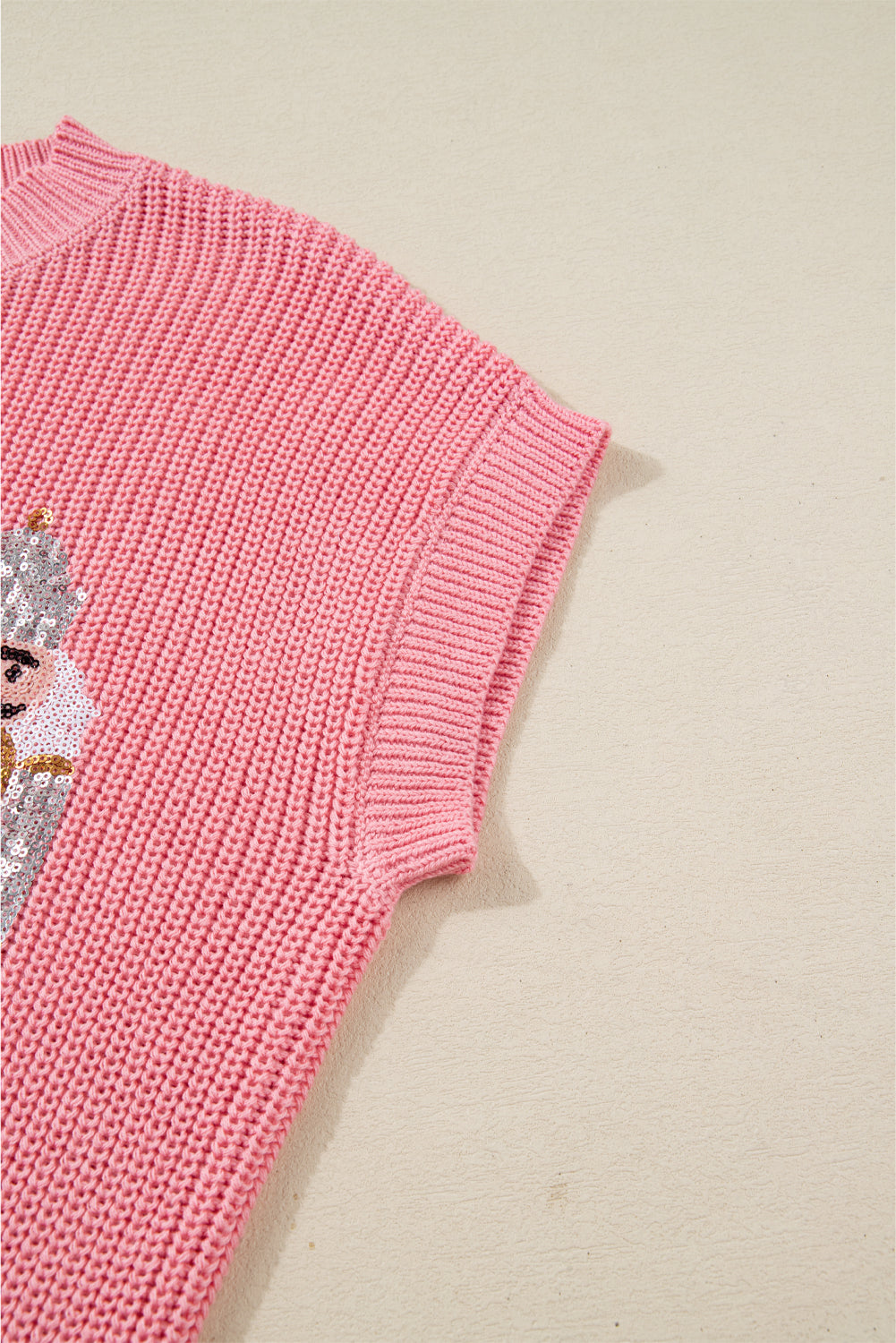 Nutcracker Sequin Short Sleeve Sweater