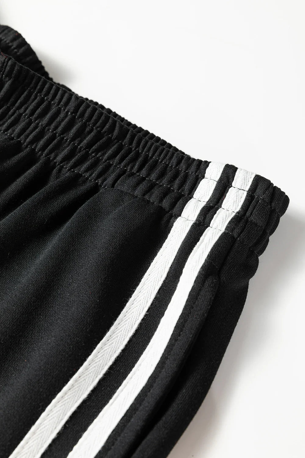 Varsity Stripe Detail Crewneck and Sweatpants Set