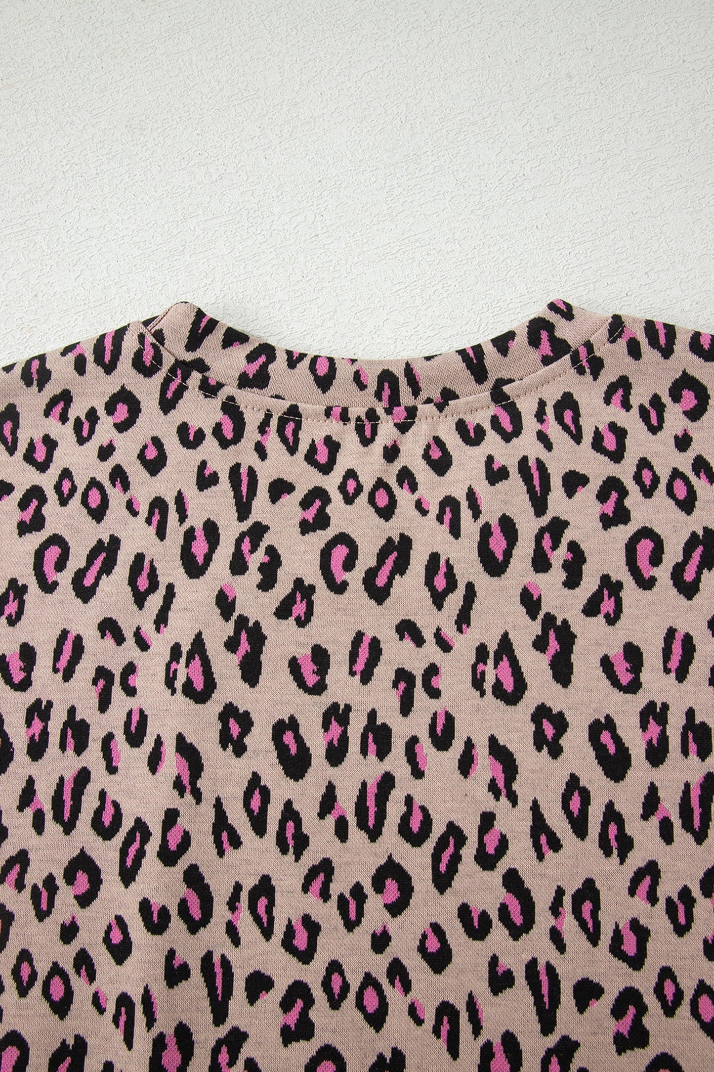 Leopard Short Sleeve Tee & Pants Set