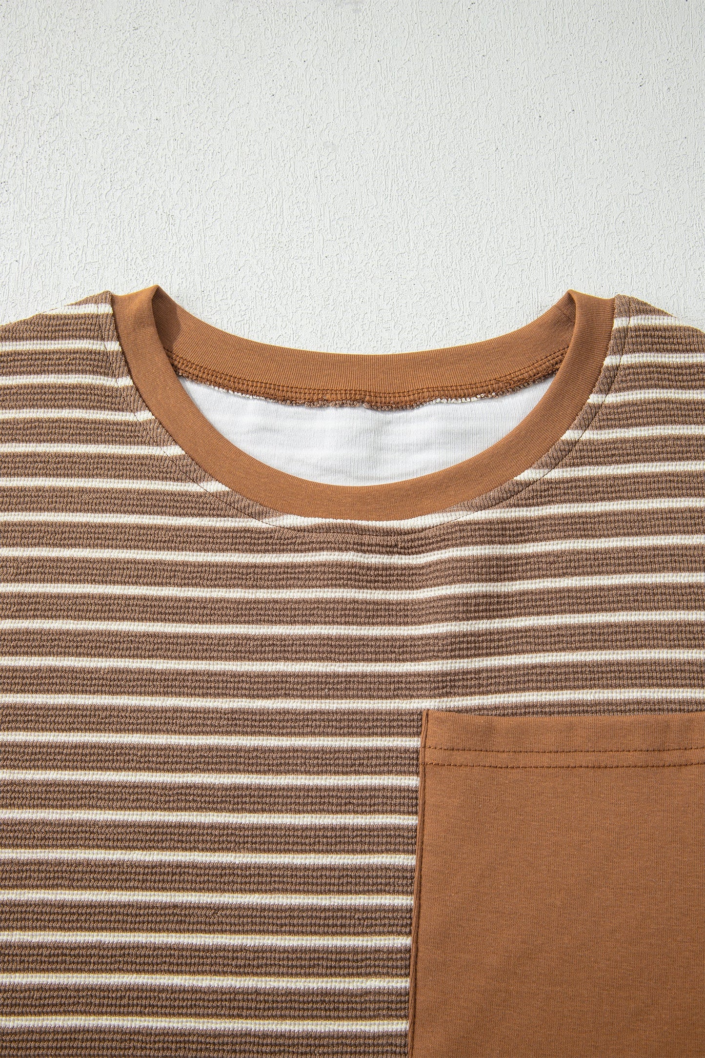 Stripe Crew Neck Tee and Drawstring Pants Set