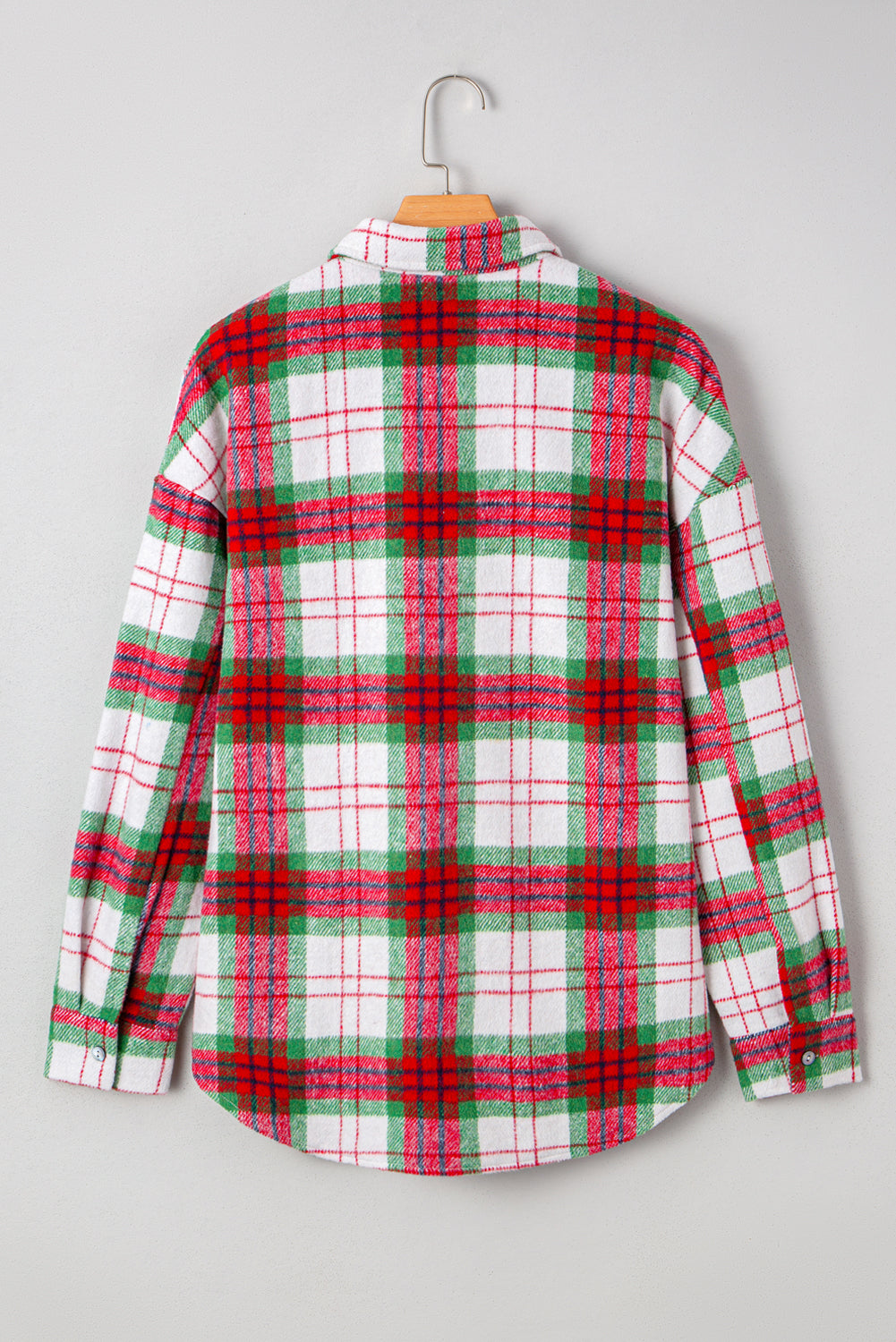 Plaid Christmas Flannel Shacket