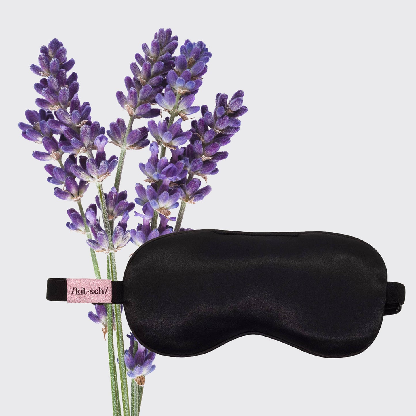 Lavender Scented Satin Weighted Eye Mask by Kitsch