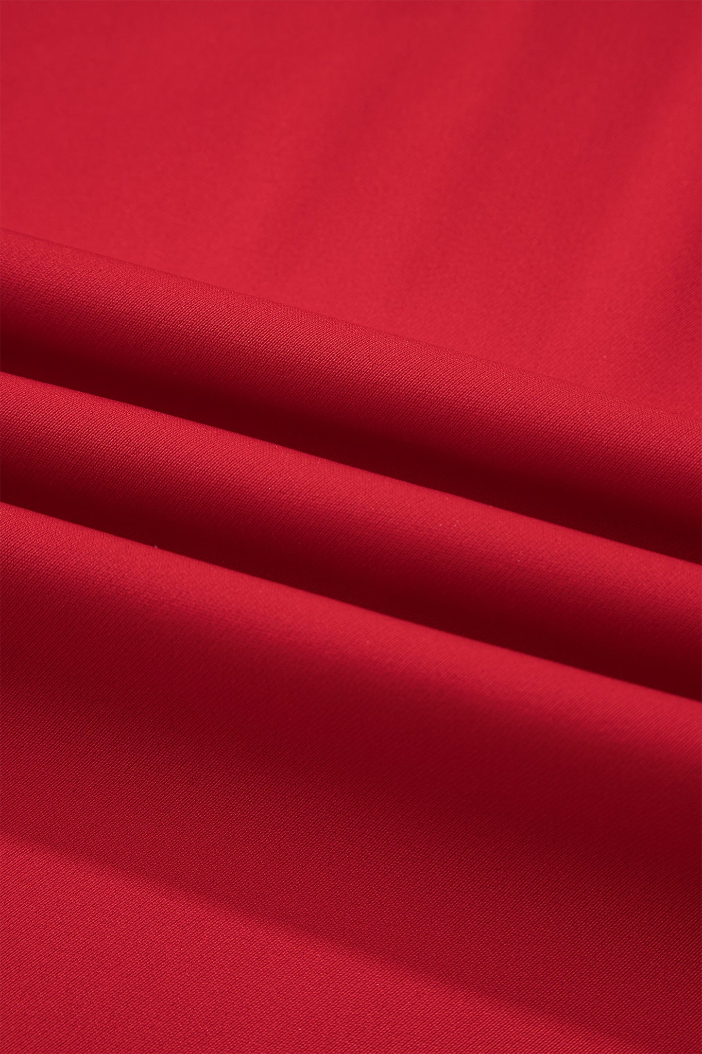 Solid Pleated Pull-On Straight Leg Pants