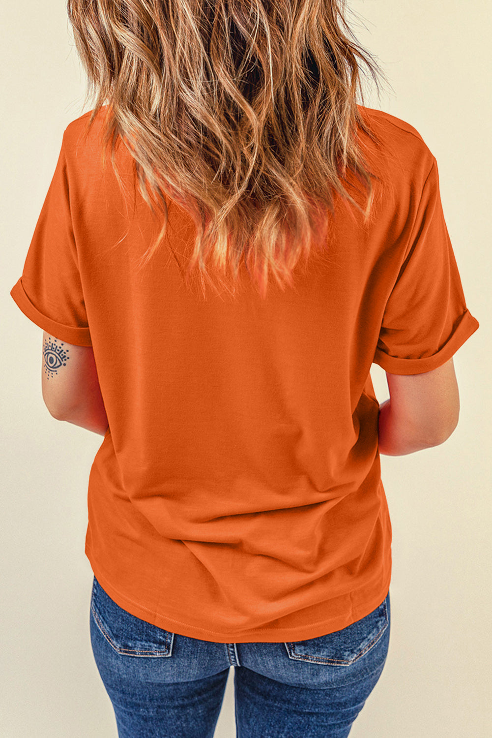 Plain Crew Neck Tee