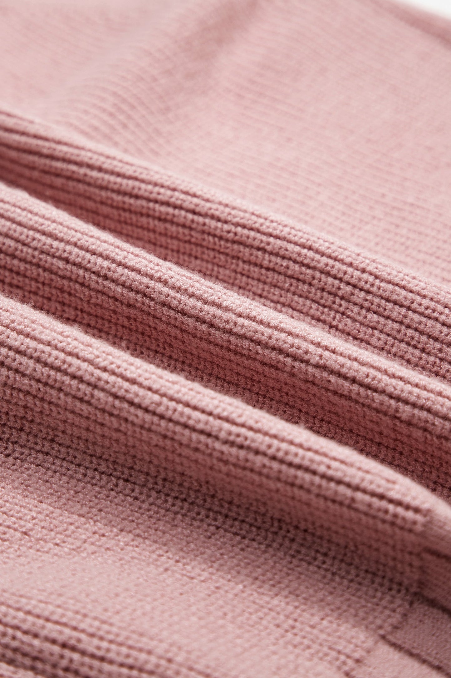 Textured Knit Button Front V-Neck Cardigan