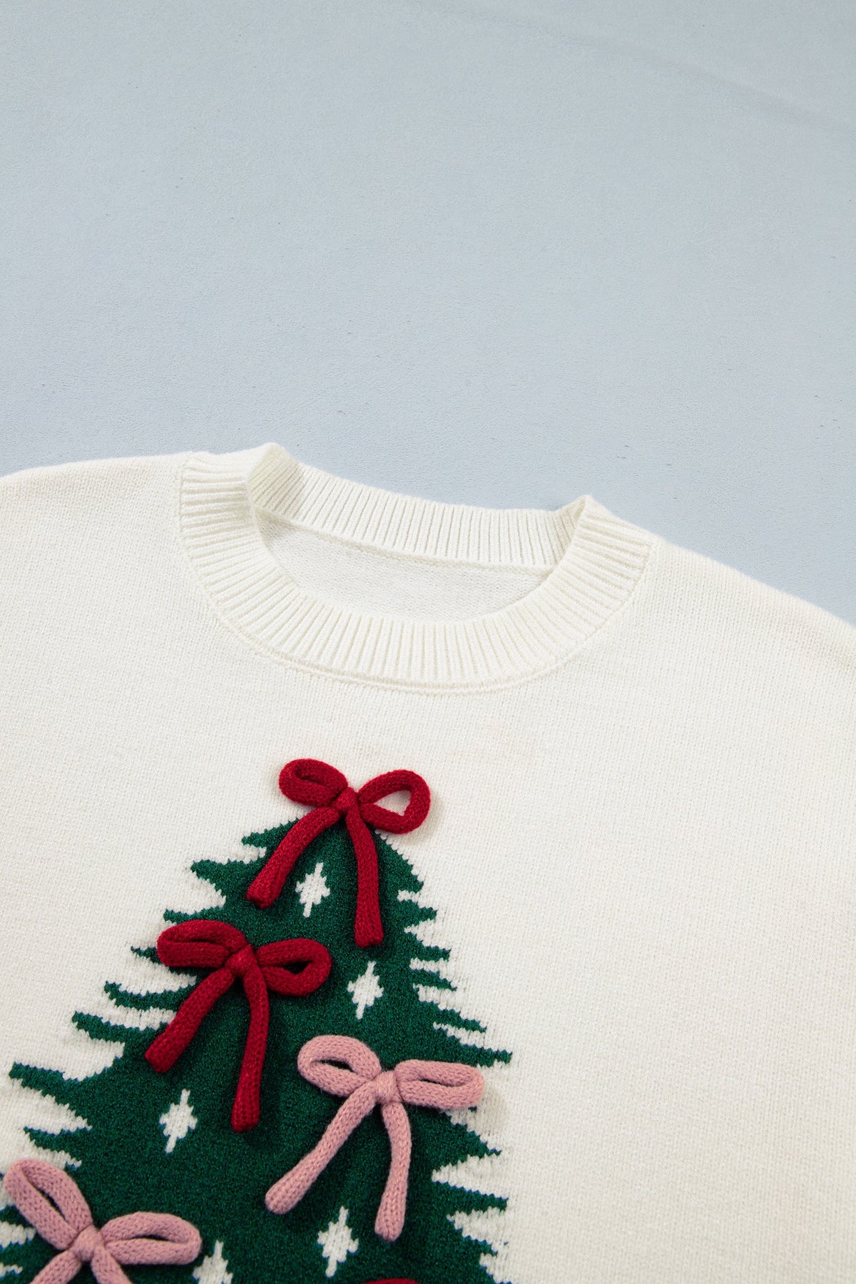 Christmas Bow Tree Merry and Bright Sweater