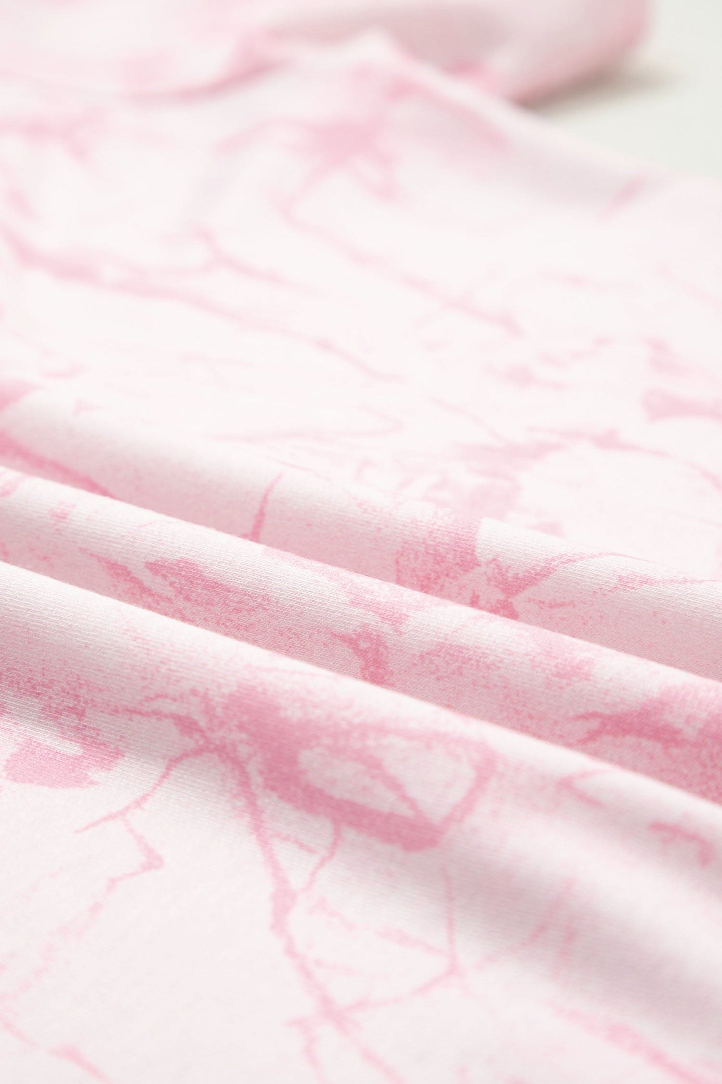 Abstract V-Neck Loose Tee & Drawstring Shorts