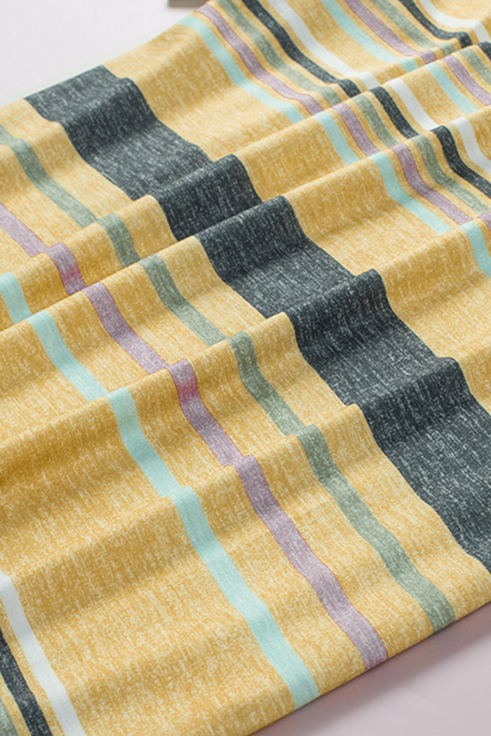 Stripe Short Sleeve Crew Neck T-Shirt