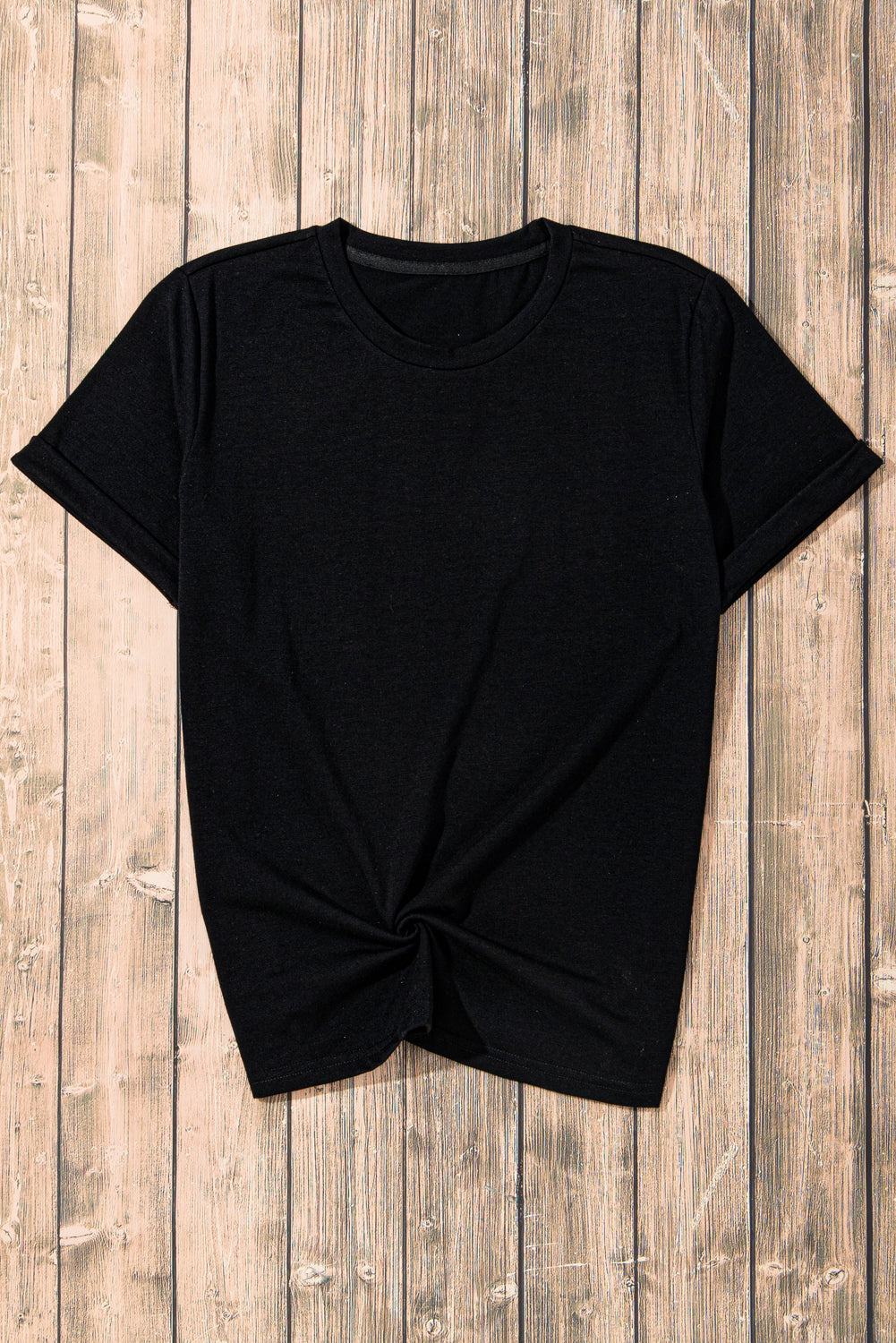 Plain Crew Neck Tee