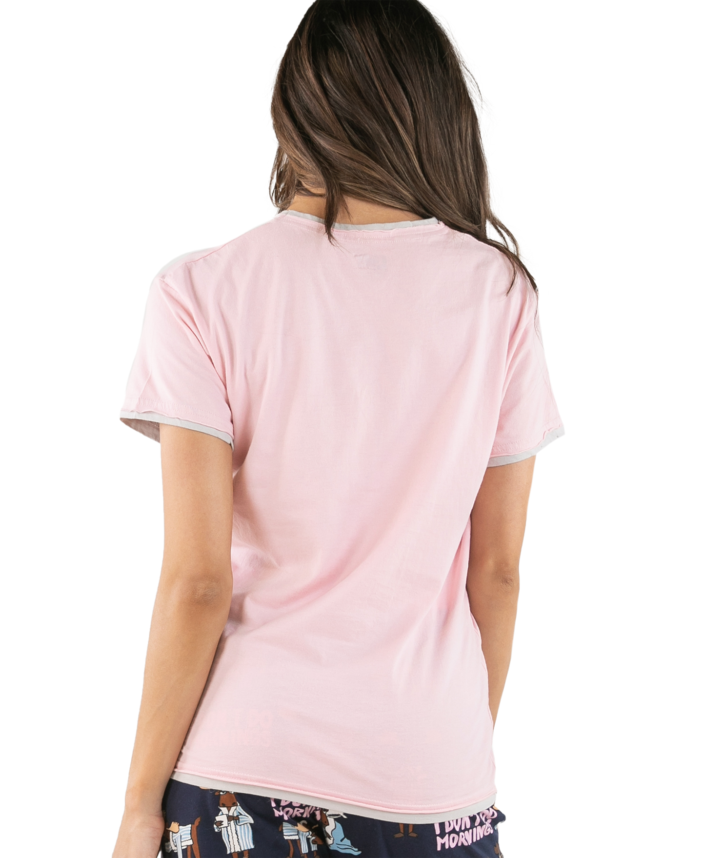 Don't Do Mornings Moose Women's Regular Fit PJ Shirt by LAZY One