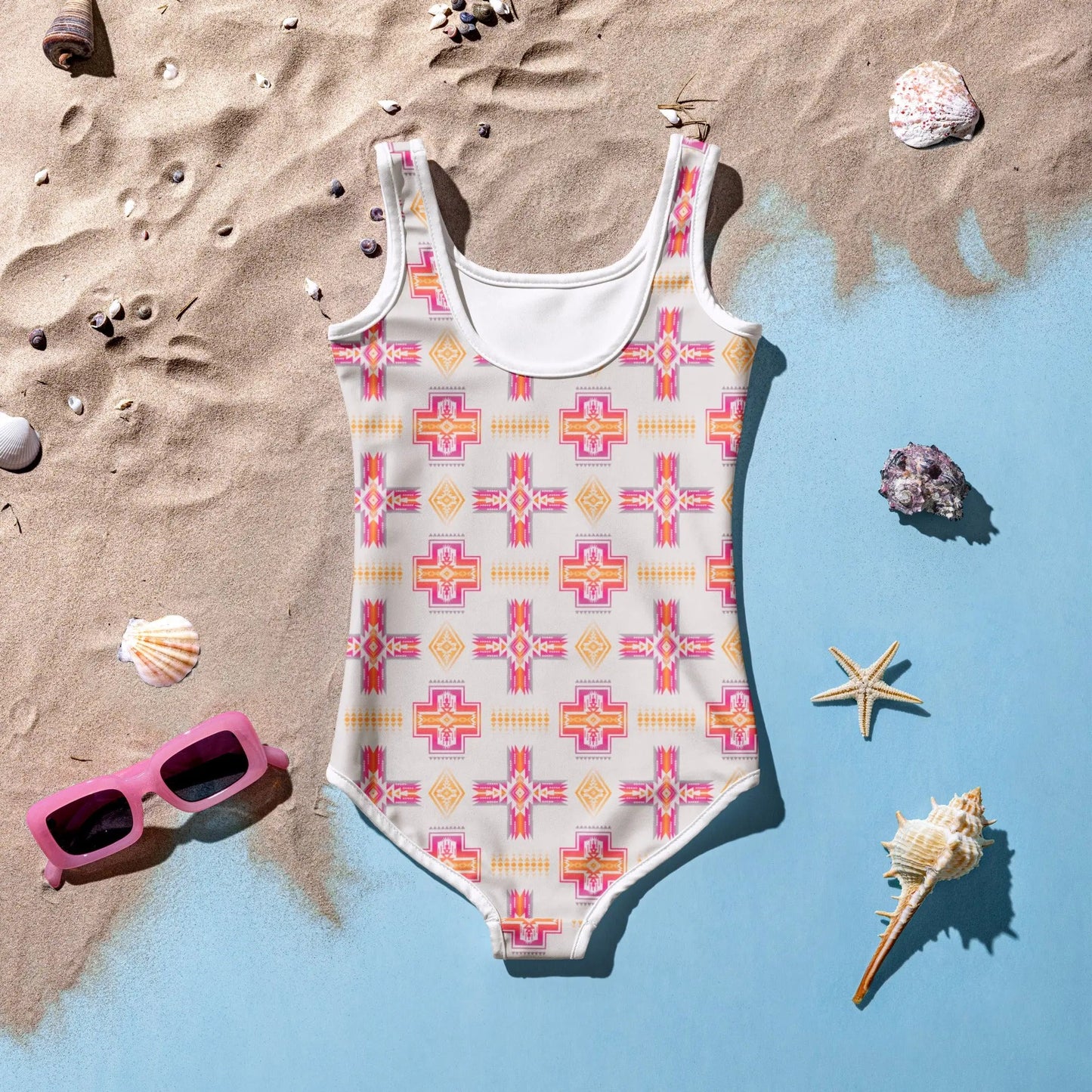 Aztec Trail Girls Swimsuit - Sizes 2T-7