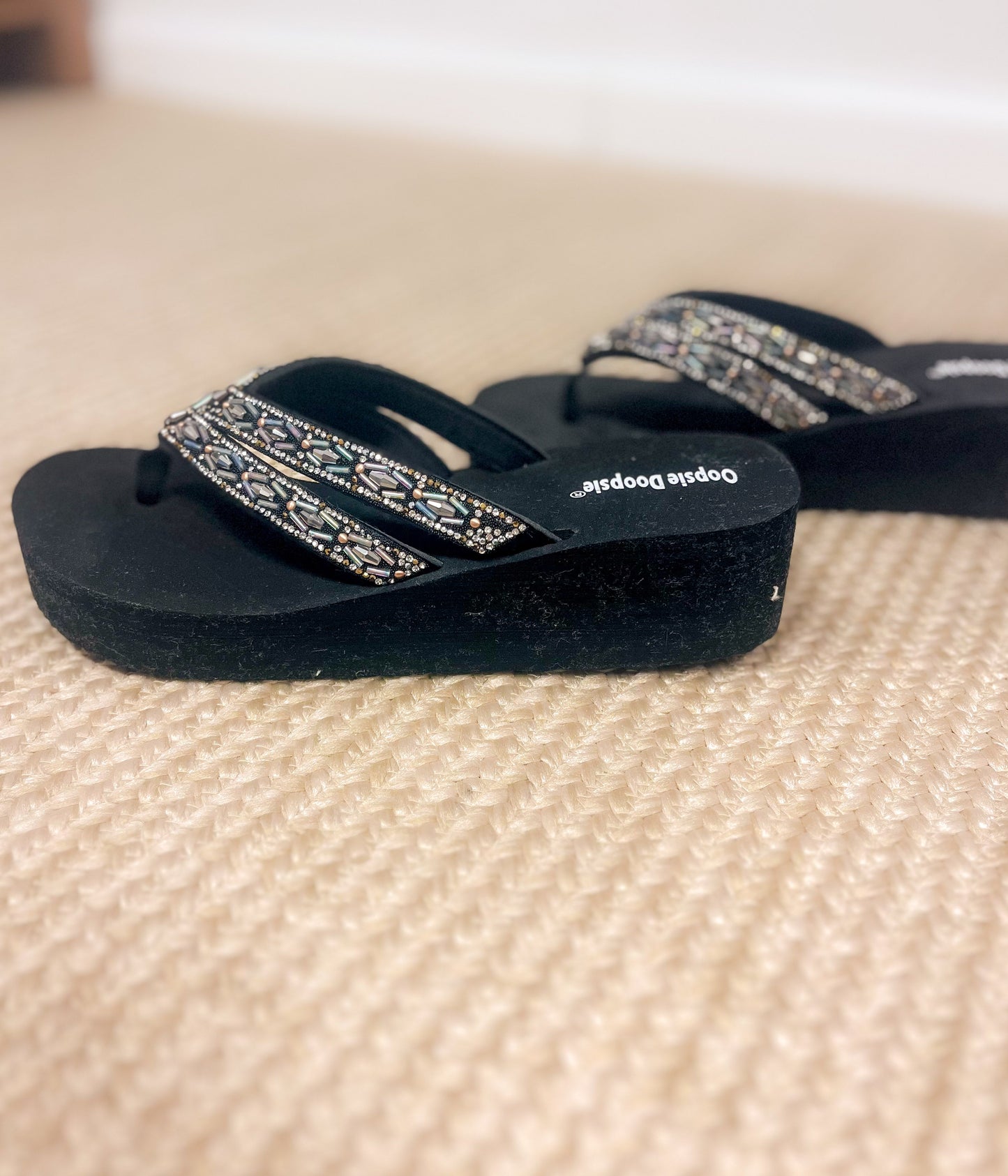 Amita Rhinestone Sandal in Pewter
