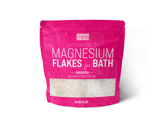 Magnesium Bath Flakes Pink Edition, Dead Sea Bath Salts, Uns