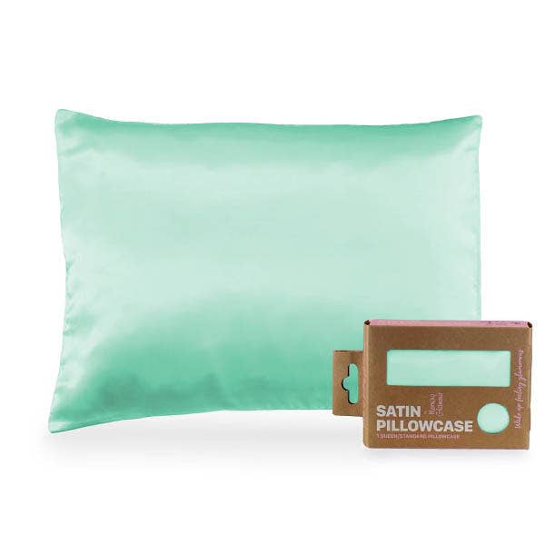 Eco Packaged Satin Pillowcase for Hair & Skin-Queen/Standard