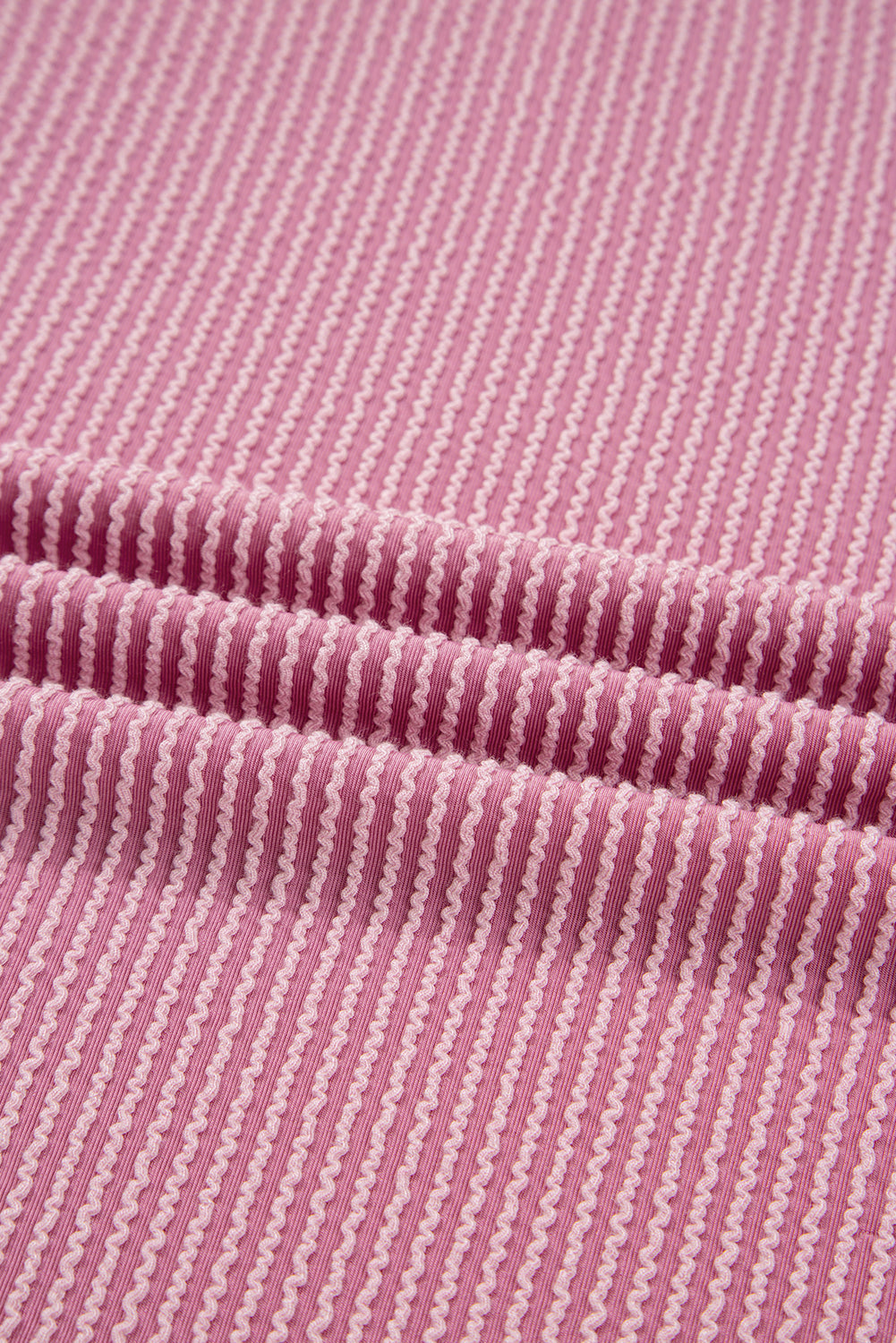 Corded Knit Reverse Seam Patchwork Long Sleeve Top