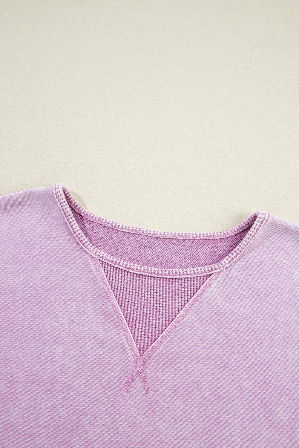 Mineral Wash Drop Shoulder Pullover Sweatshirt