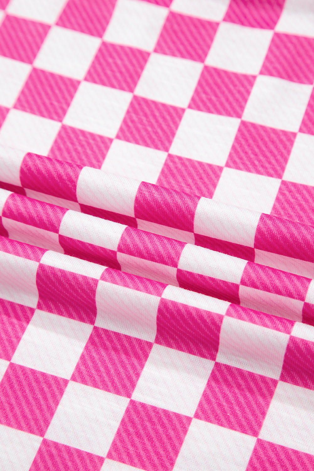 Checker T-Shirt Top & High Waist Skorts Outfit