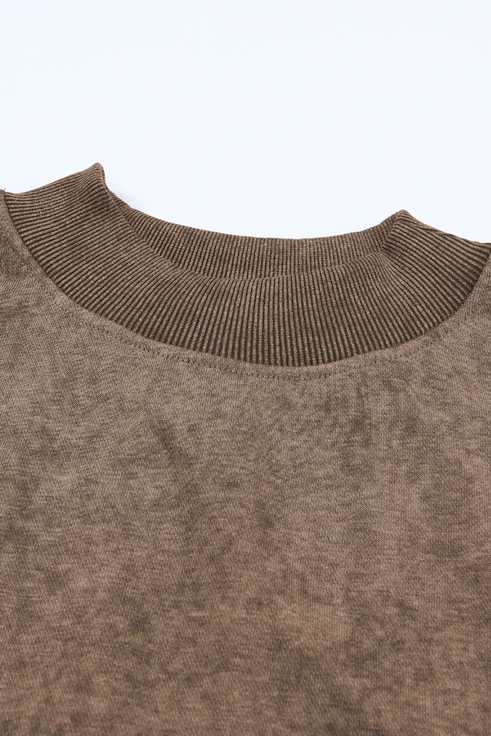 Mineral Wash Drop Shoulder Crewneck Sweatshirt