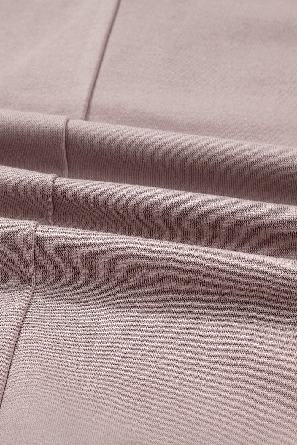 Waffle Patchwork Exposed Seam Oversize Hoodie