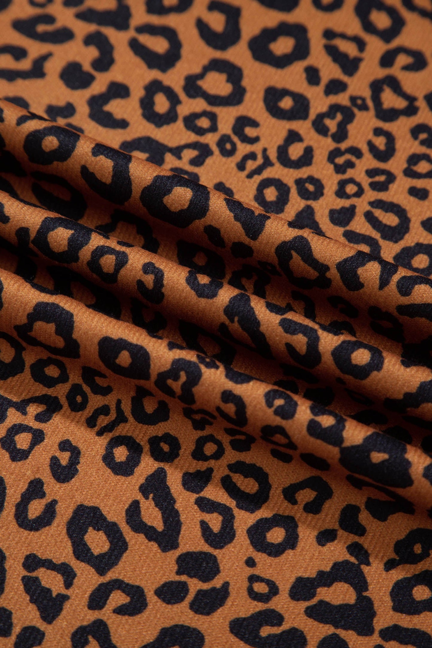 Leopard Long Sleeve Top & Drawstring Pants Set