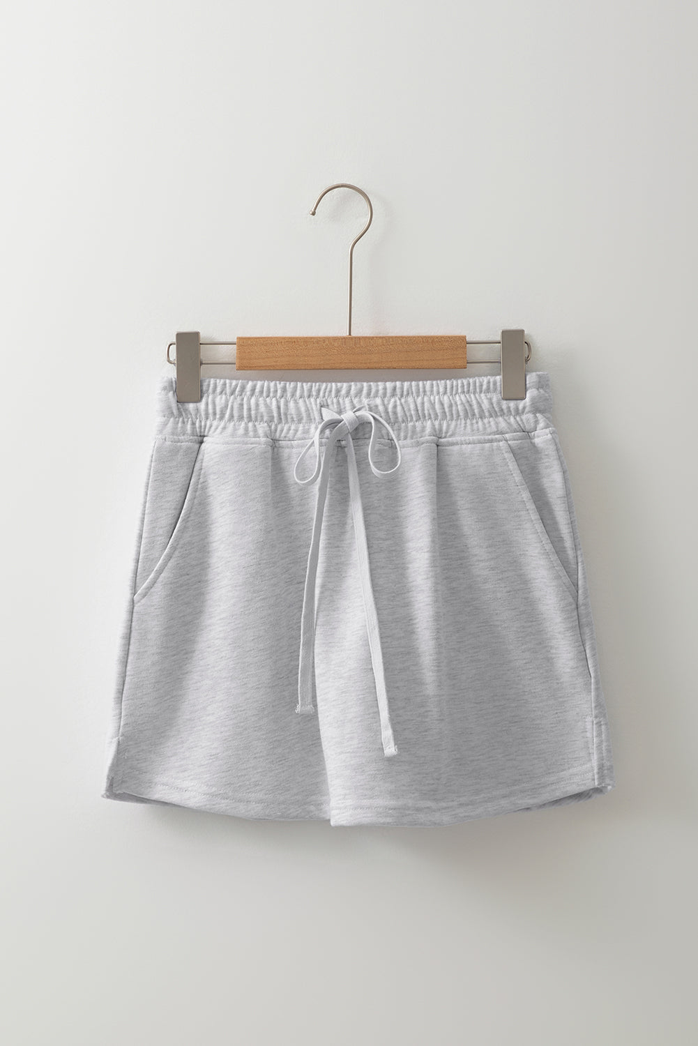 French Terry Drawstring Waistband Mini Skort