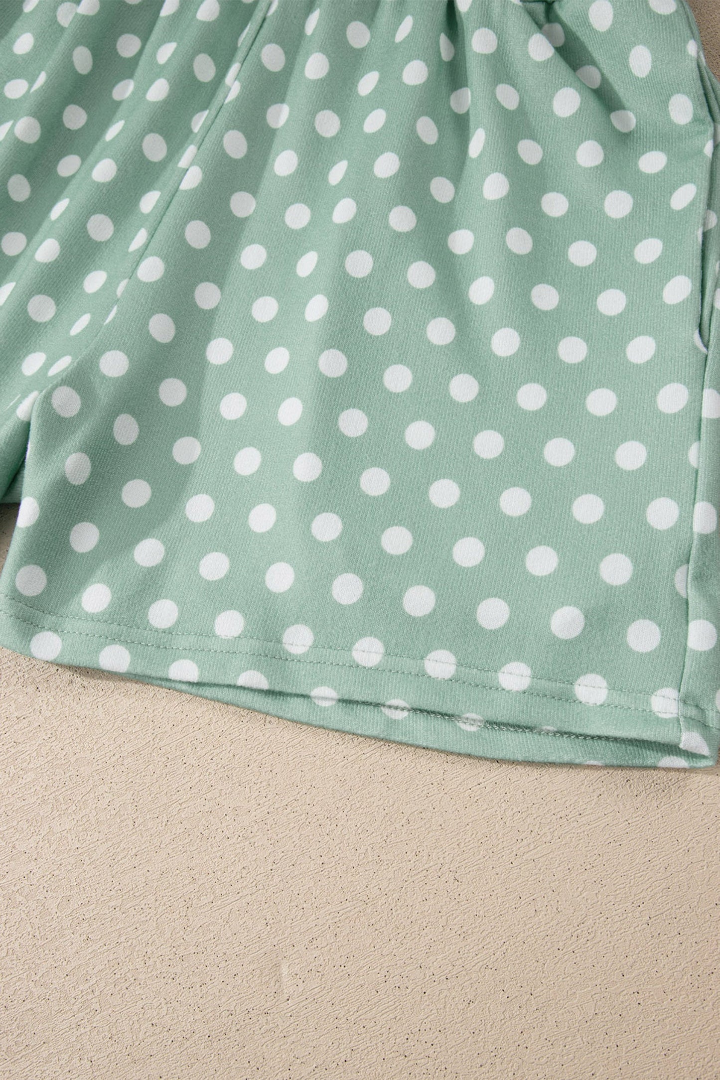 Polka Dot Short Sleeve Top & Shorts Set