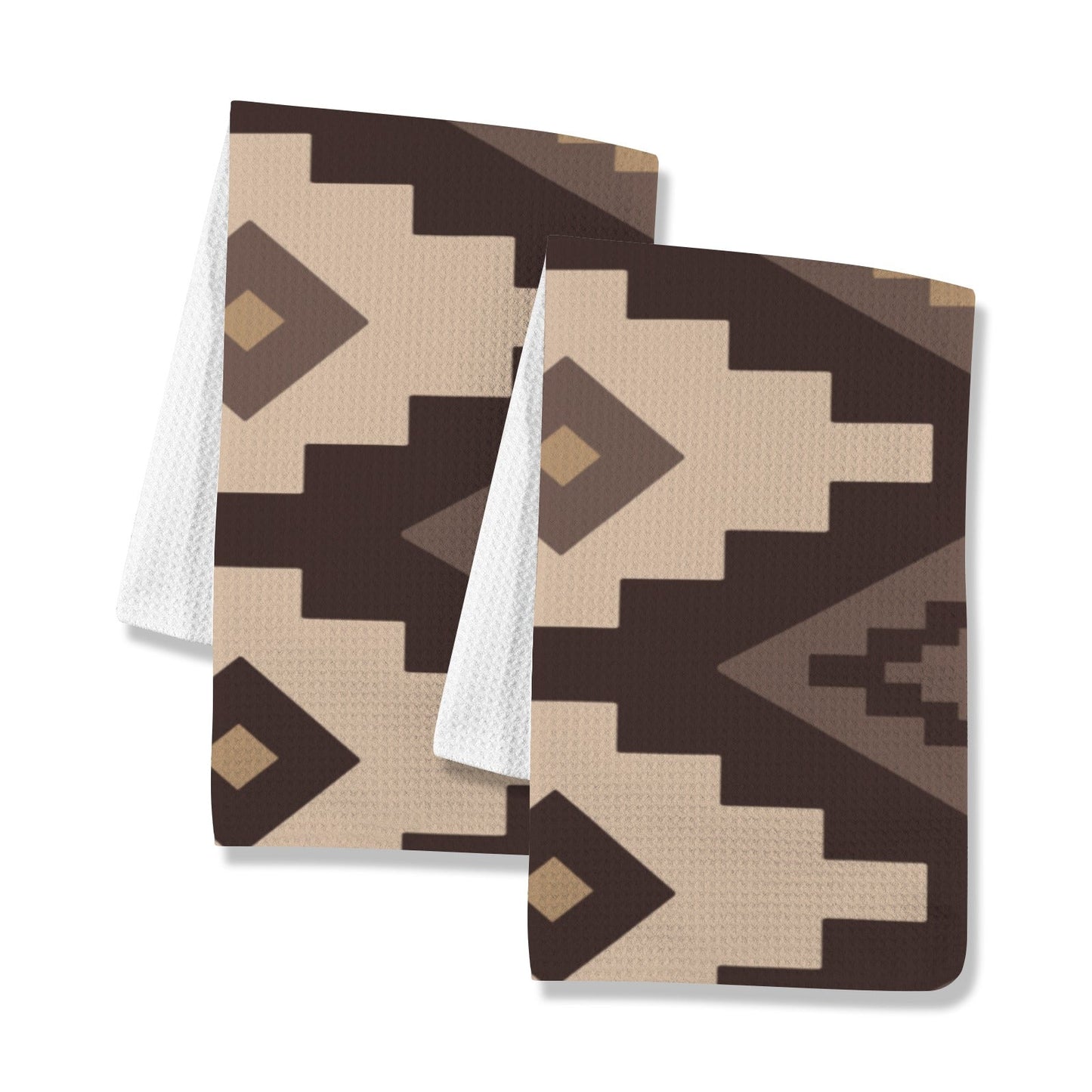 Earth Aztec Set of 2 Dish Towels Kitchen Towel Made in America