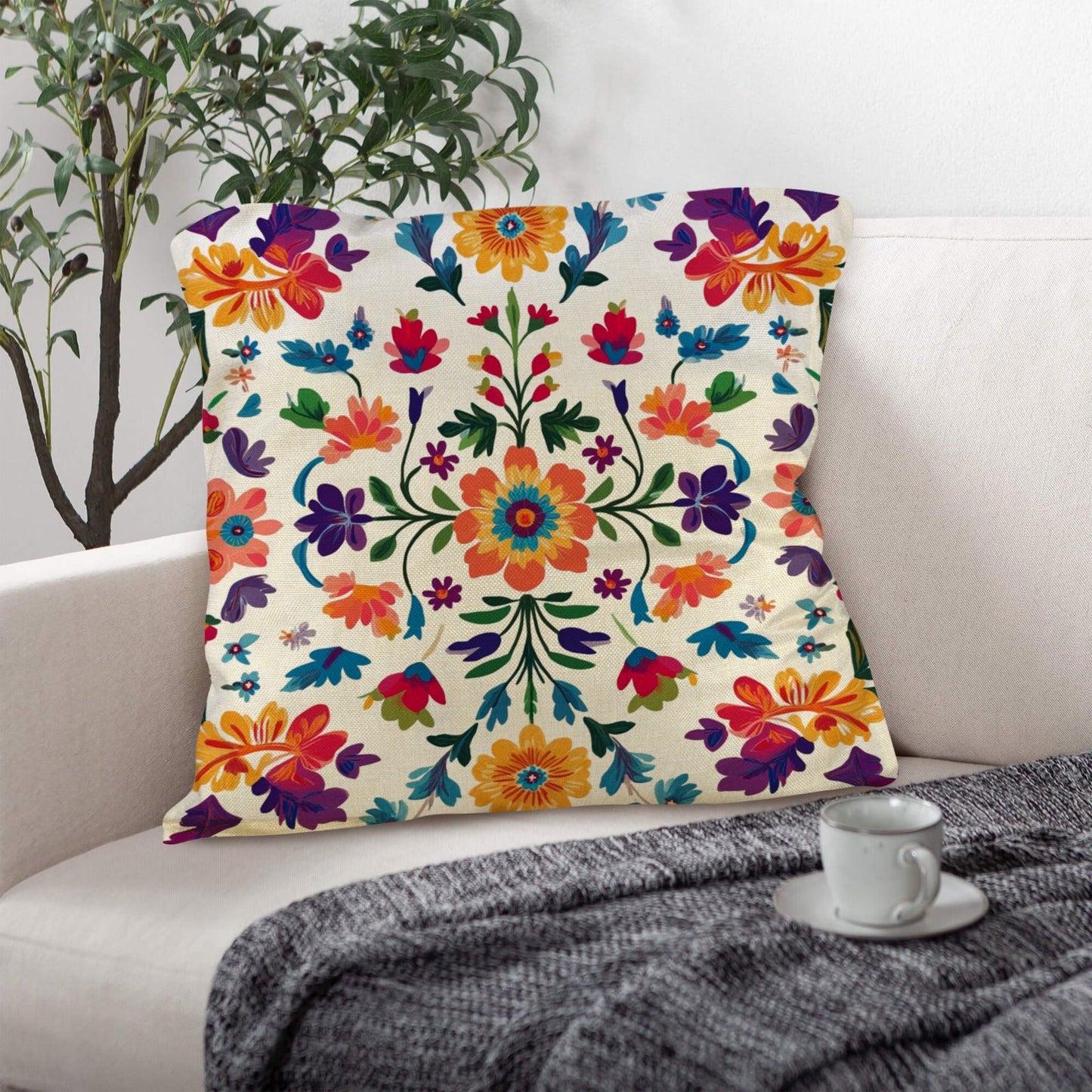 Floral Pillow Case Custom Pillow Case Made in America