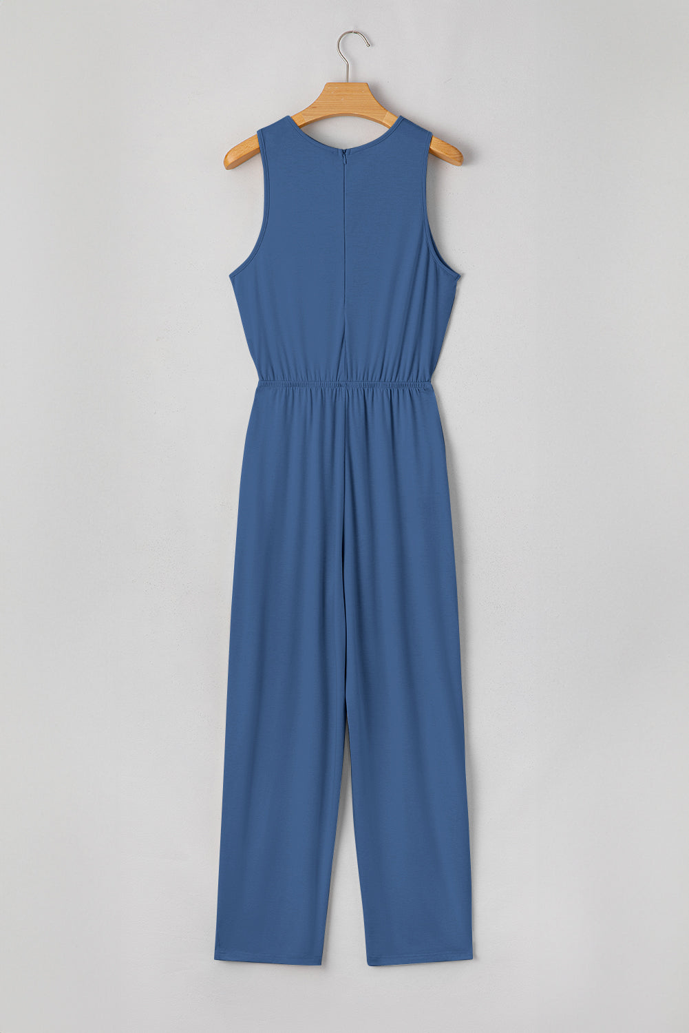Sleeveless Top & Pleated Waist Jumpsuit