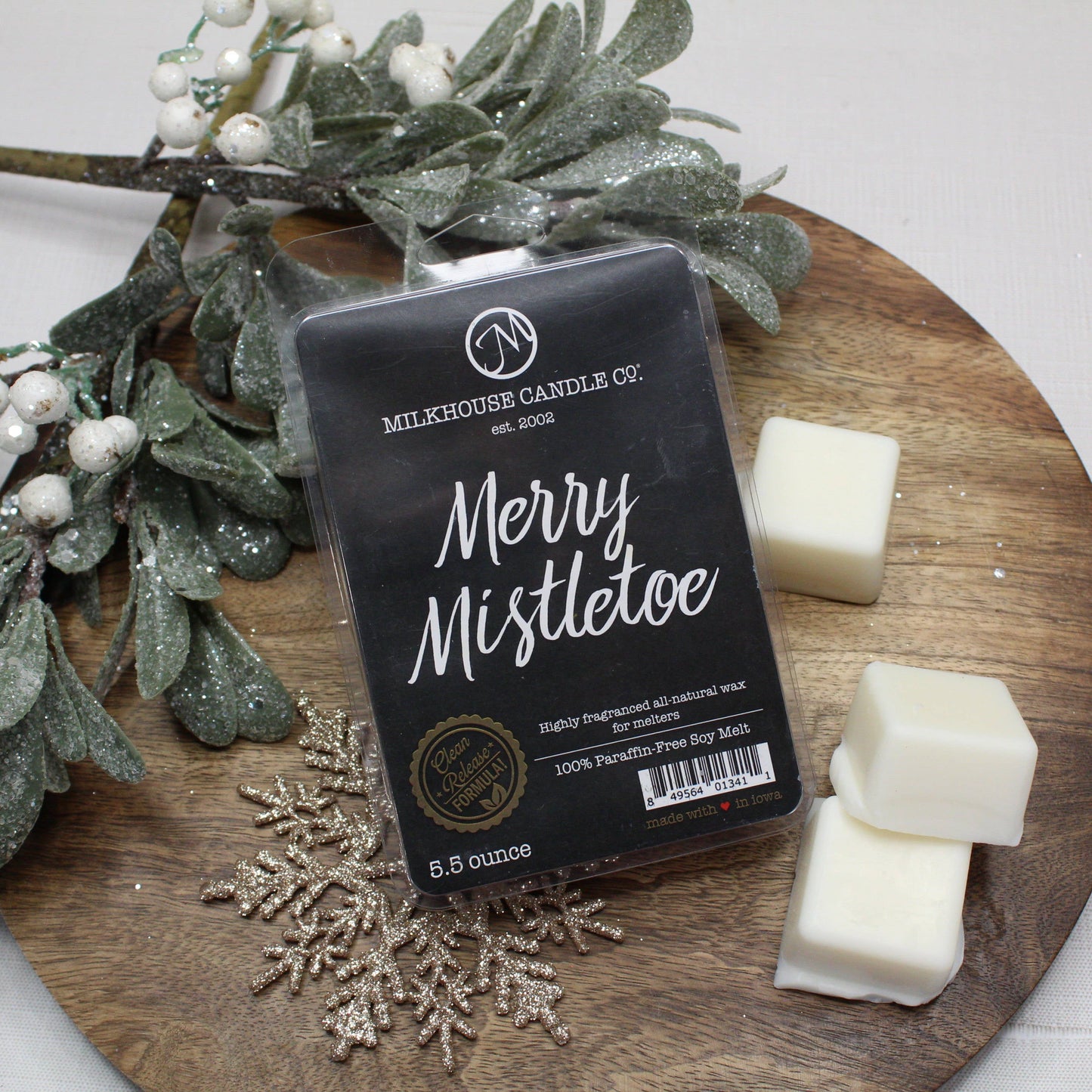 5.5 oz Wax Melts: Merry Mistletoe