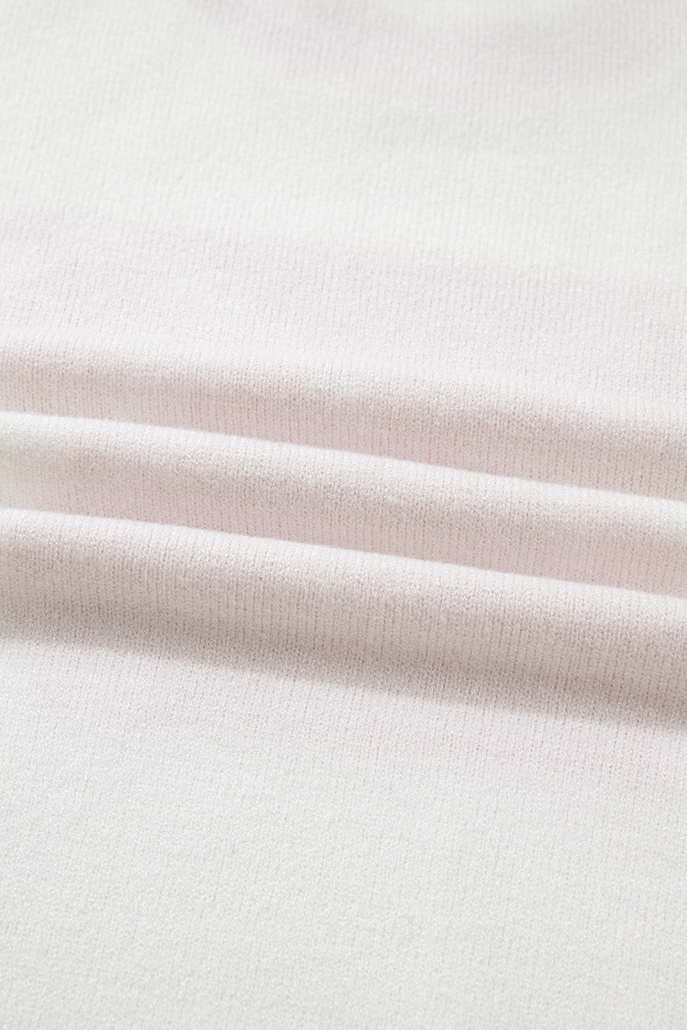 Christmas Stripe Trim Bow Crewneck Sweater