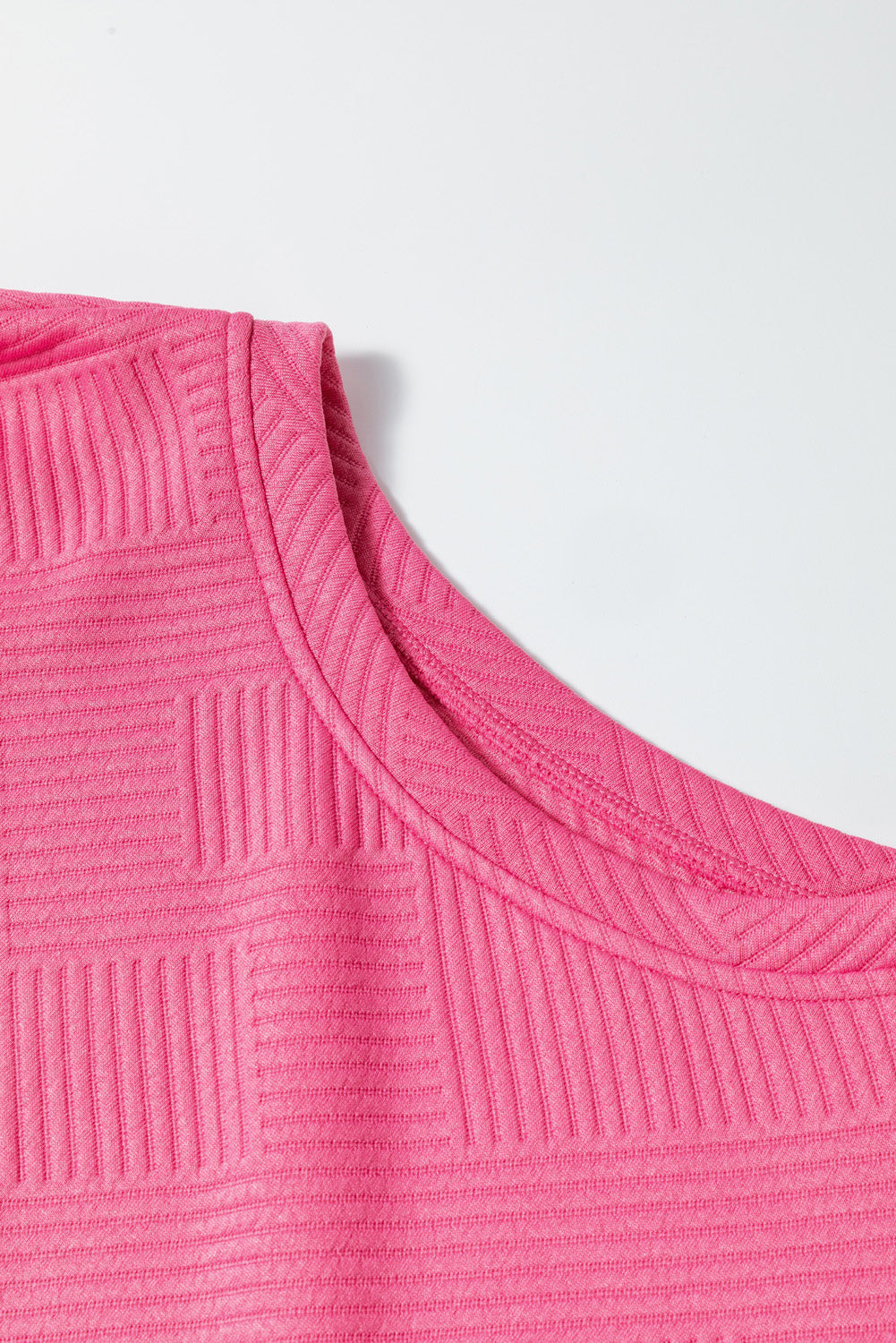 Textured Top and Pants Set