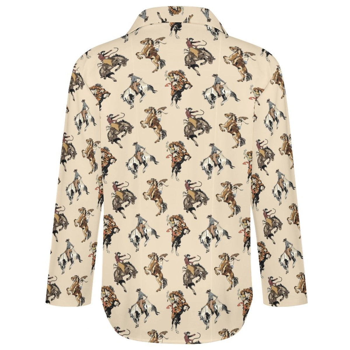 Baha Ranch Vintage Cowgirl Western Button Up Blouse