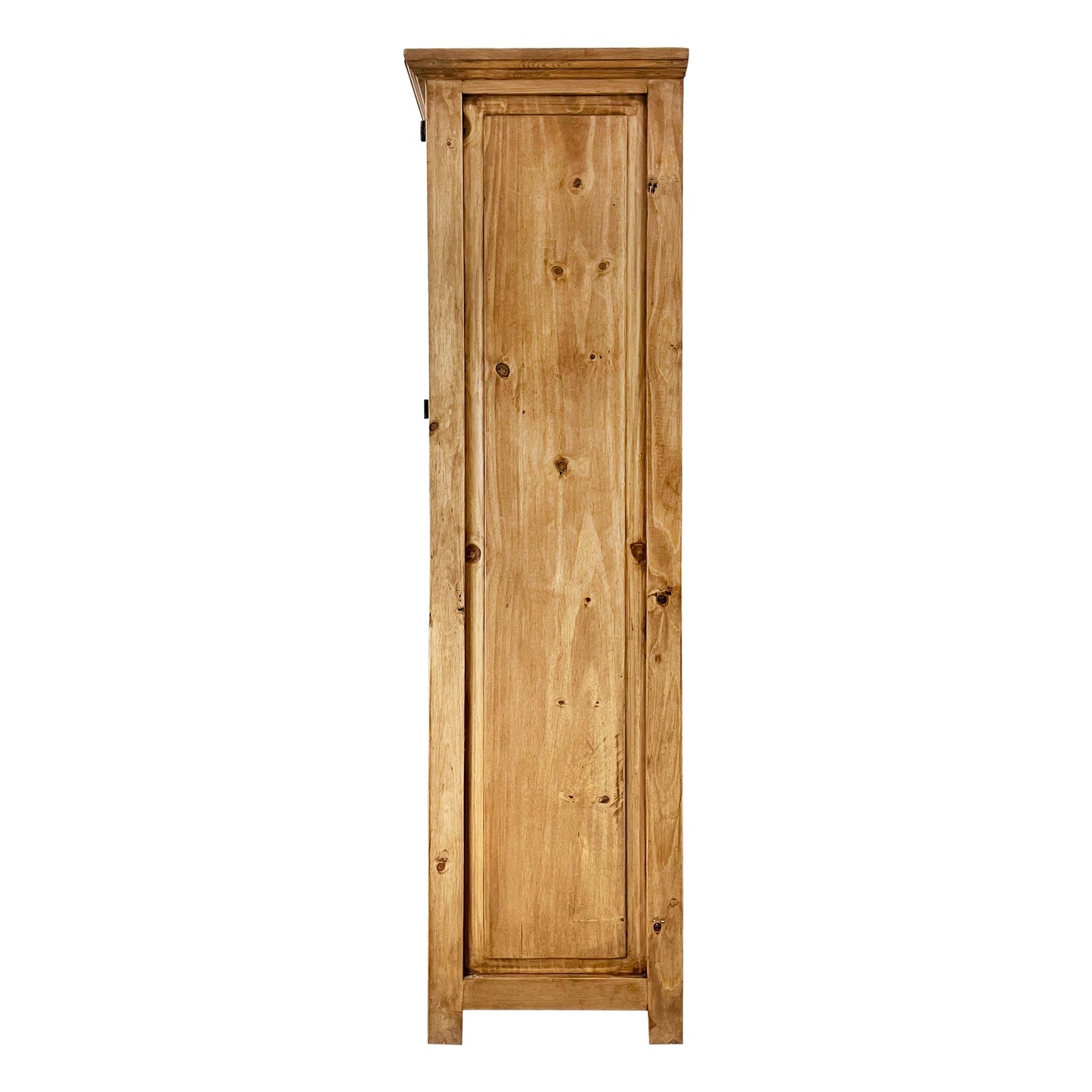 Large Rustic Cabinet for storage in Medium Wax