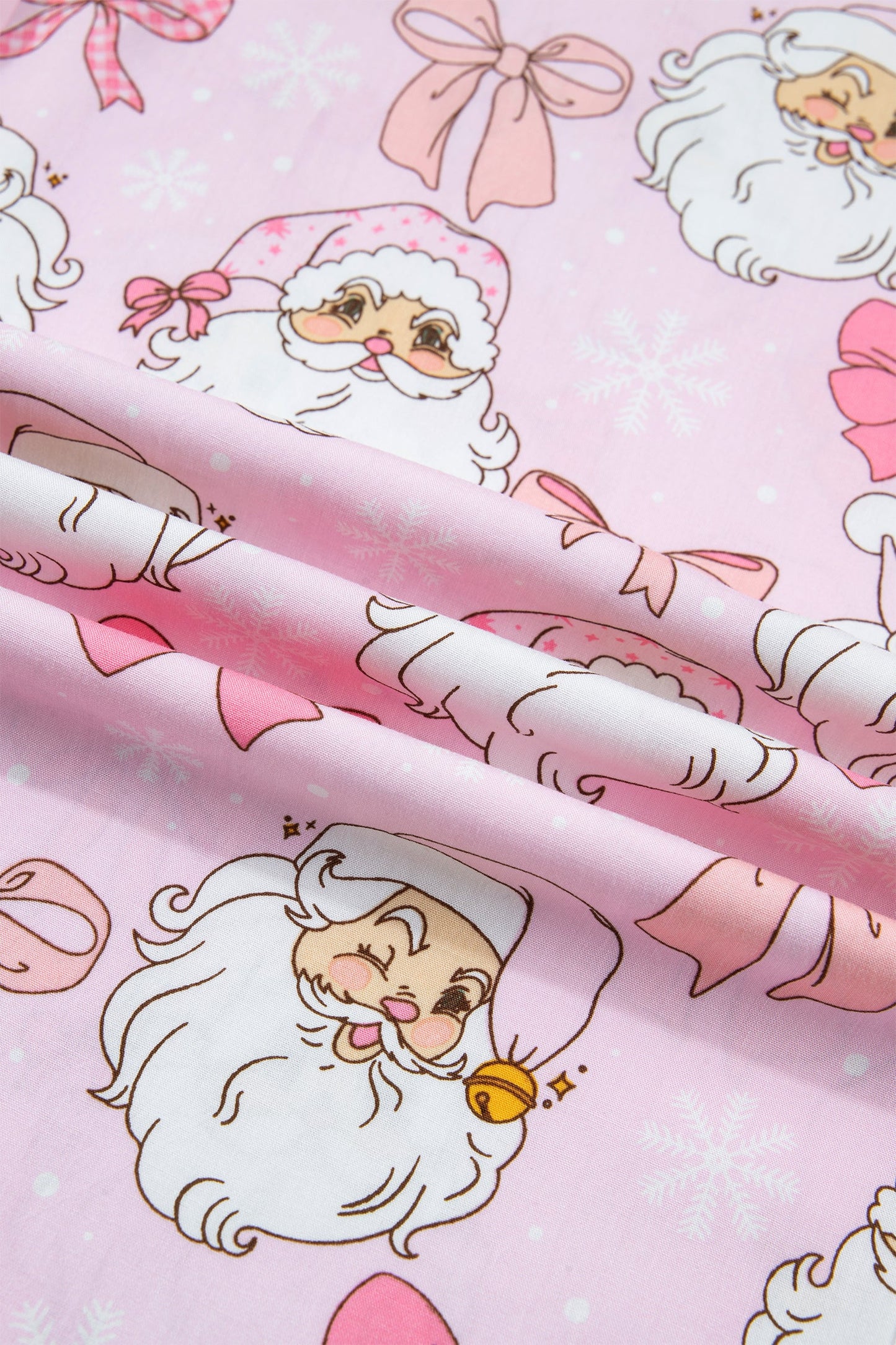 Christmas Santa Long Sleeve Top & Pants Pajama Set