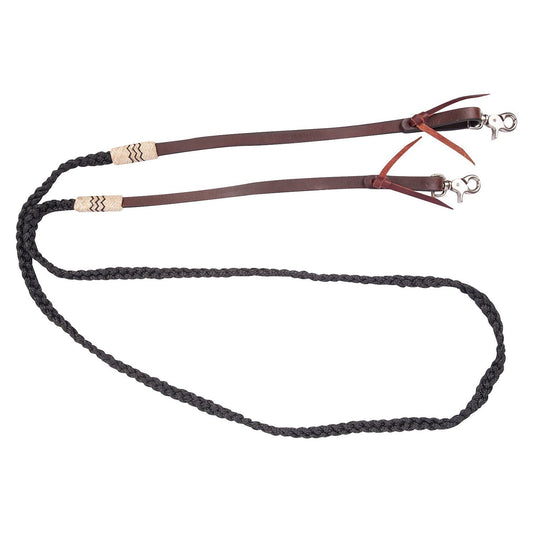 Cashel Flat Braid Leather Rein